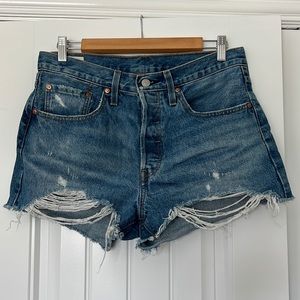 Levi’s 501 denim cut-off shorts size W30